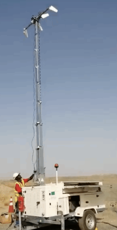 Mobile Hydraulic Telescopic Mast