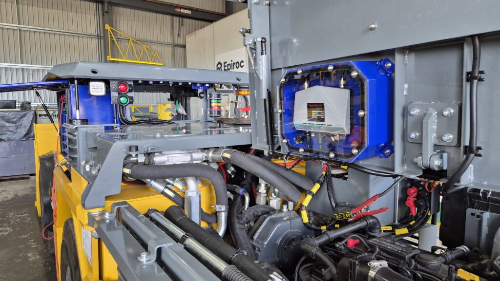 Telemine Aramine AutoNav Tele Loader transforms operations at Reward Gold mine