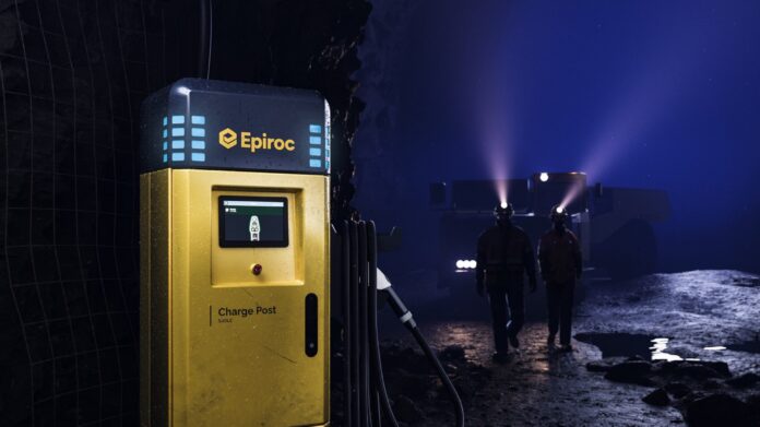 Epiroc next generation charging solution engineered for tough mining demands